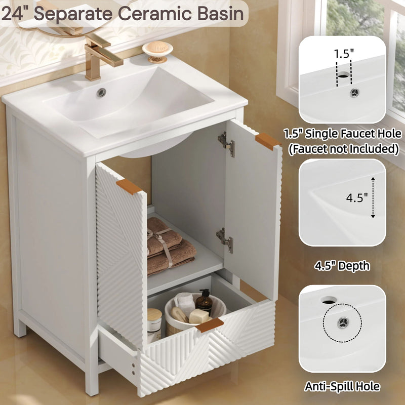 Modern Bathroom Vanity With Sink Combo