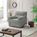 Hamilton - Chair With Hand Applied Nailhead Trim And Pillow Top Arm Cushions