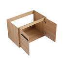 Bathroom Vanity Set With Resin Countertop Sink, 2 Doors