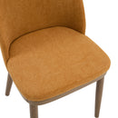 Mid Century Modern Dining Chair With Ergonomic Backrest