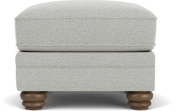 Bexley - Fabric Ottoman - Light Gray