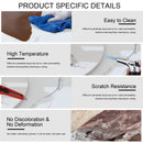 Round Modern Marble Dining Table With Chairs