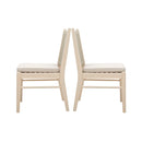 Cordoba - Dining Chair (Set of 2) Comfortable Armless Chairs - Beige