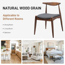 Dining Chairs With Ergonomic Backrest & Comfort Cushions (Set of 2)