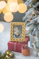 Vintage Photo Frame & Flower Design