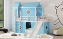 Loft Bed & Slide Tent And Tower