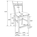 Gabriel - Square Counter Height Dining Set