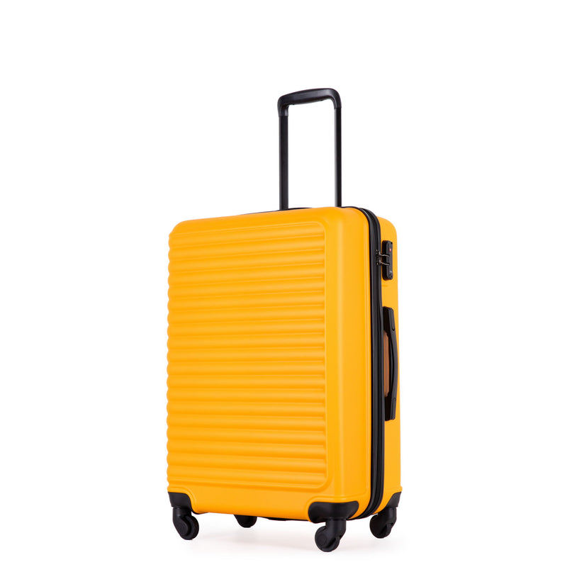 3 Piece Luggage Sets Lightweight Suitcase With Two Hooks, Spinner Wheels, Tsa Lock