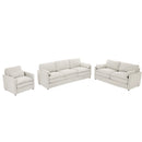 Cozy Upholstered Sofa Set For Living Room