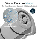 Memory Foam Camping Mattress, Portable Comfort With Water Resistant Cover