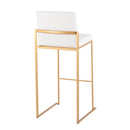 Fuji - Contemporary Design High Back Barstool (Set of 2)