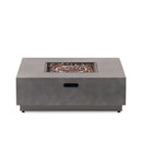 Modern Square Fire Pit With 50,000 Btu