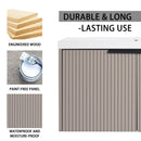 Contemporary Wall Mounted Bathroom Vanity With Resin Double Sink