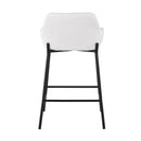 Daniella - Contemporary Fixed Height Counter Stool (Set of 2)