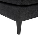 Modern Chaise Lounge With Dual Layer Armrests