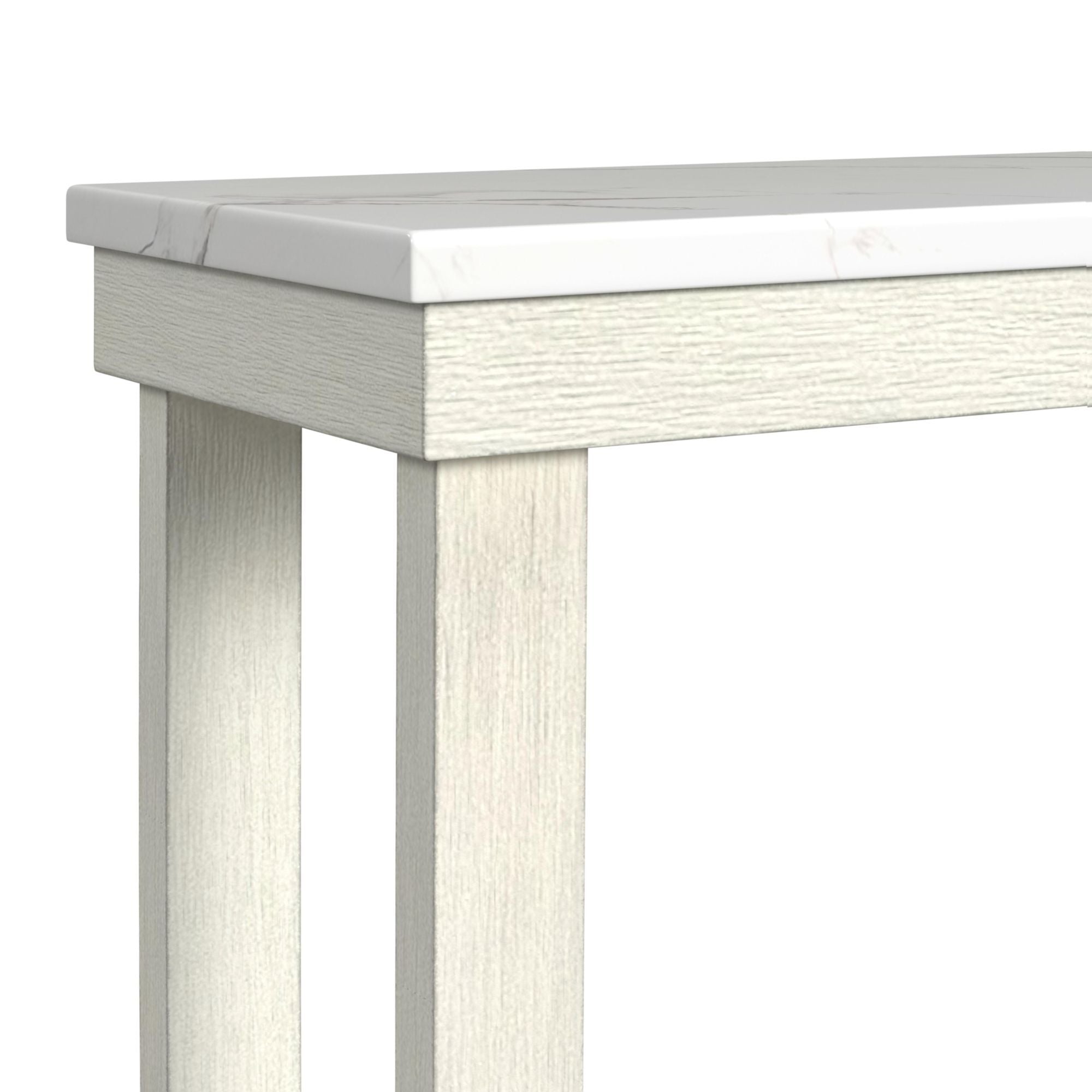 Catilin - Sofa Table - Brushed White