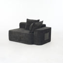 L-Shaped Sectional Sofa Couch With Chaise, Extra Deep Seats