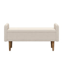 Teddy Velvet Storage Stool With Storage Space For Apartments