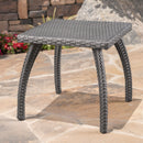 Luminant - Outdoor Side Table With Iron Frame - Gray