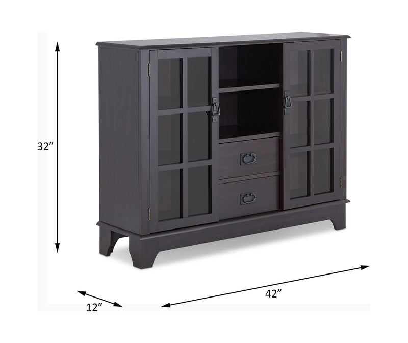 Dubbs - Console Cabinet - Espresso