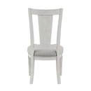 Katia - Side Chair (Set of 2) - Light Gray Linen & Weathered White