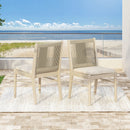 Cordoba - Dining Chair (Set of 2) Comfortable Armless Chairs - Beige