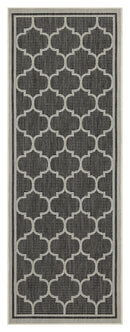 Sunshine - 5'3" X 7'3" Indoor & Outdoor Area Rug Polypropylene - Anthracite