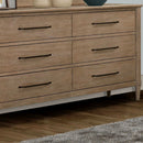 Casual 6 Drawer Dresser - Sand