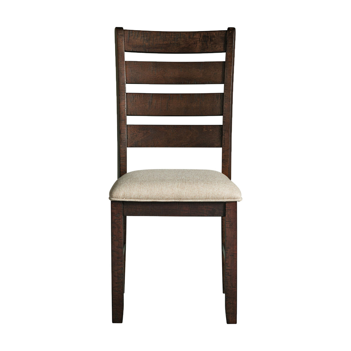 Jax 6 Piece Dining Set (72" Table, Four Chairs And Bench) in Cherry by Elements International, view 7