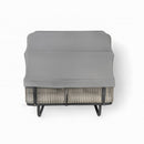 Outdoor Patio Rattan Daybed With Detachable Pillows