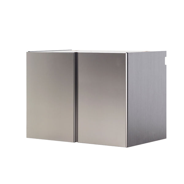 Nova Series - Wood Base Door Wall Mounted Garage Cabinet Soft Closing Water Resistant - Dark Gray