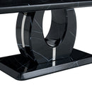 Modern Minimalist Pattern Sticker Rectangular Coffee Table With Elegant Design And Moderate Size