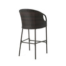 Outdoor 31" Rattan Barstools With Waterproof Cushions (Set of 2) - Multi Brown
