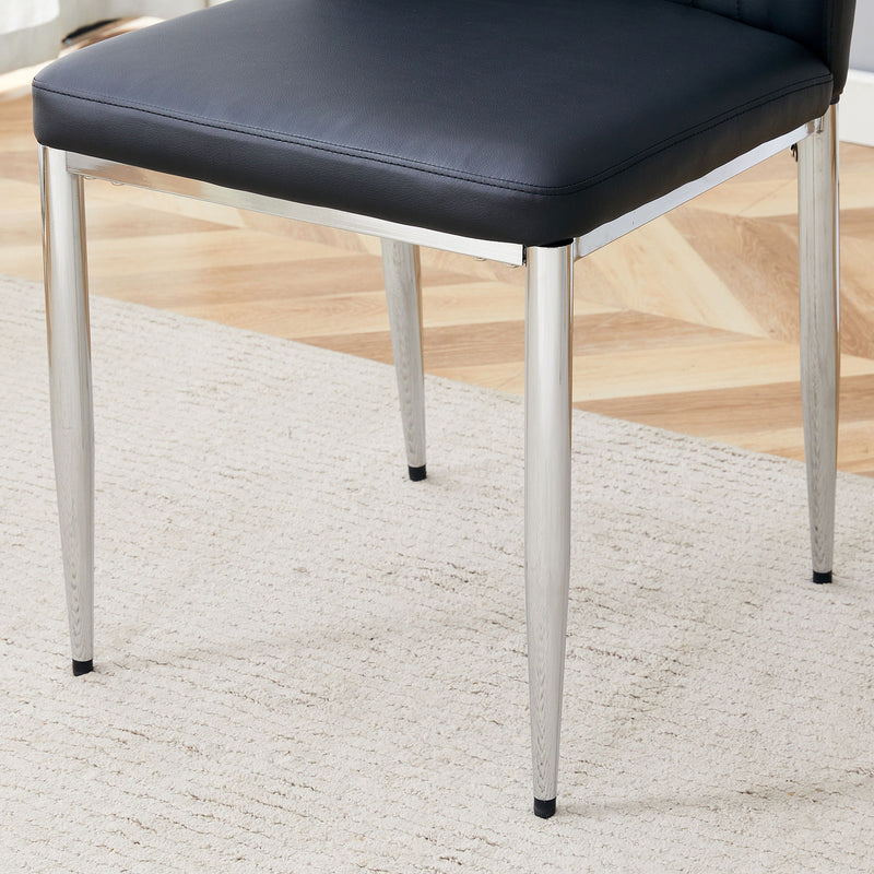 Modern Comfort Dining Chairs With Extended Backrest
