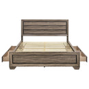 Kauffman - Wood Storage Panel Bed