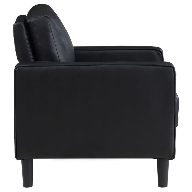 Ruth - Upholstered Track Arm Sofa Set