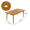 Janiyah - Outdoor Dining Table - Teak