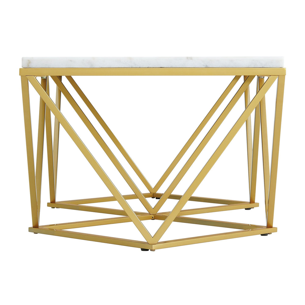 Riko Occasional Table Set in Gold by Elements International, view 4