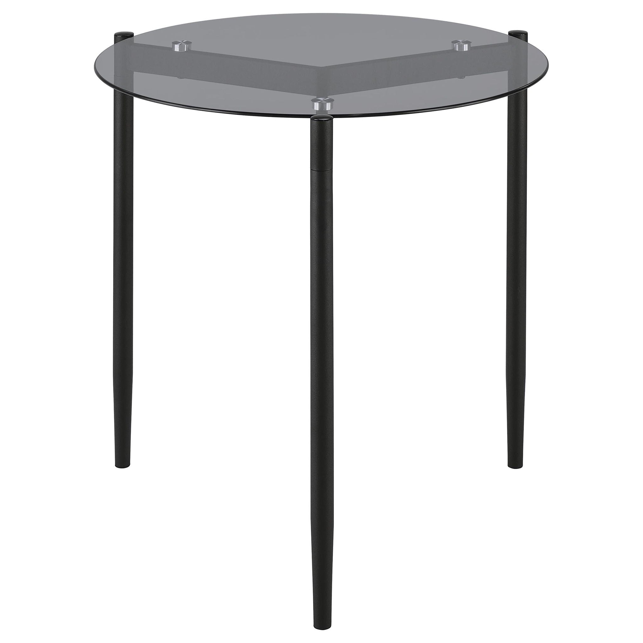 Rosalie 2-piece Round Coffee and End Table Set Grey - Atlantic Fine Furniture Melbourne FL