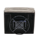 360° Swivel And Rocking Home Theater Recliner Manual Recliner Chair With A LED Light Strip For Living Room