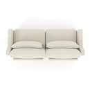 Elegant Sofa With Ergonomic Design And Lumbar Pillows