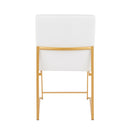 Fuji - Contemporary Stylish Frame, High Back Dining Chair (Set of 2)