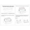 Bathroom Vessel Sink With Wavy Design