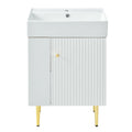 Bathroom Vanity, Combo Cabinet, Bathroom Storage Cabinet, Single Ceramic Sink