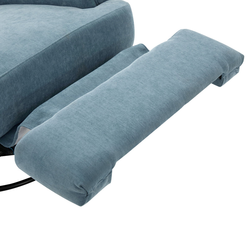 Manual Swivel Recliner Rocker Chair With Adjustable Backrest