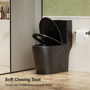 1 Piece Toilet With Tornado Flush, Dual Flush, And ADA Height Comfort Chair