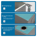 Modern Double Bowl Undermount Sink Design With 10" Deep Basins