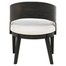 Leandro - Upholstered Dining Arm Chair (Set of 2) - Burnished Black / Cream