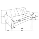 Davis - Upholstered Rolled Arm Sofa