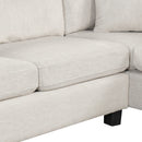 Contemporary U - Shaped Sectional Sofa With Movable Storage Ottoman